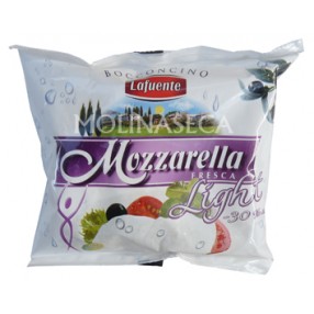Queso mozzarella light BOCCONCINO bolsa 125 grs
